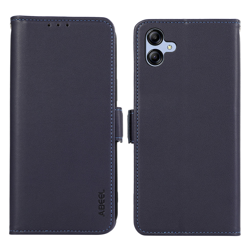 ABEEL For Samsung Galaxy A04 4G (164.4 x 76.3 x 9.1 mm) PU Leather Wallet Stand Case RFID Blocking Phone Shell ABEEL For Samsung Galaxy A04 4G (164.4 x 76.3 x 9.1 mm) PU Leather Wallet Stand Case RFID Blocking Phone Shell